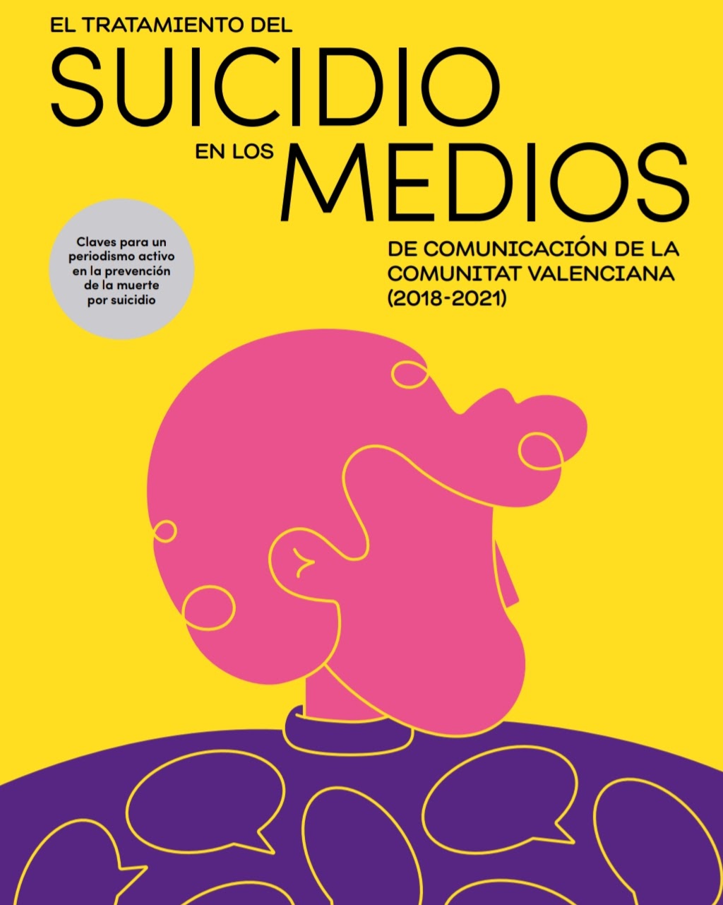 Portada Informe Tratamiento del suicidio en los medios de comunicación
