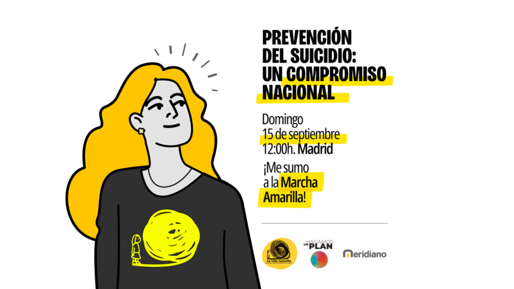 La Marcha Amarilla. Manifestación por la prevención del suicidio 2024