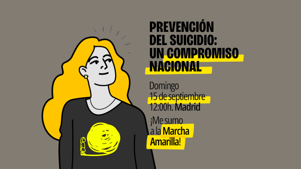 La Marcha Amarilla. Manifestación por la prevención del suicidio 2024