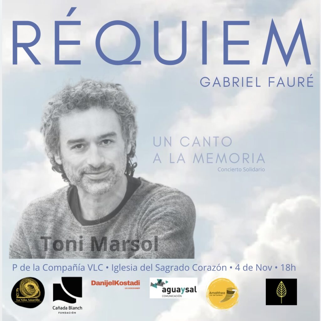 Toni Marsol concierto solidario Réquiem de Fauré