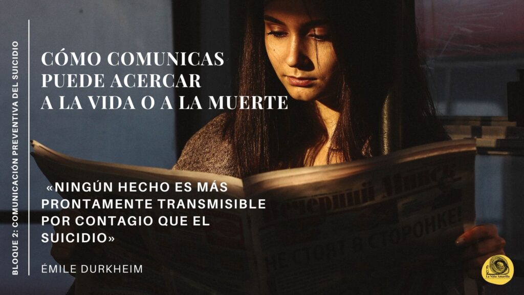 Cómo comunicar el suicidio en medios Durkheim