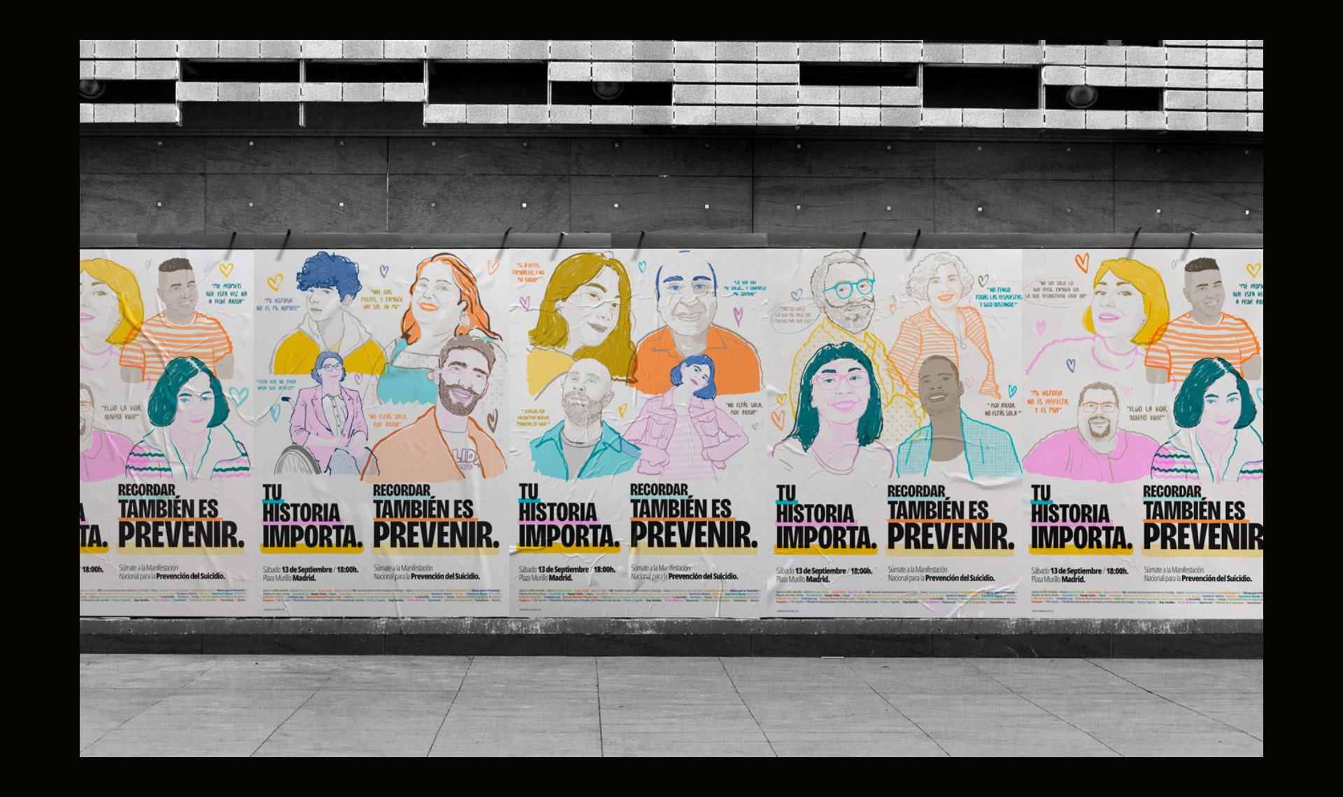 Tu historia importa. Manifestación para la prevención del suicidio 2025
