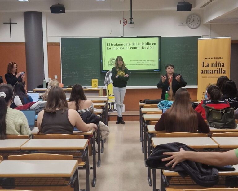 Vivero para la Prevención del suicidio Formación en Periodismo
