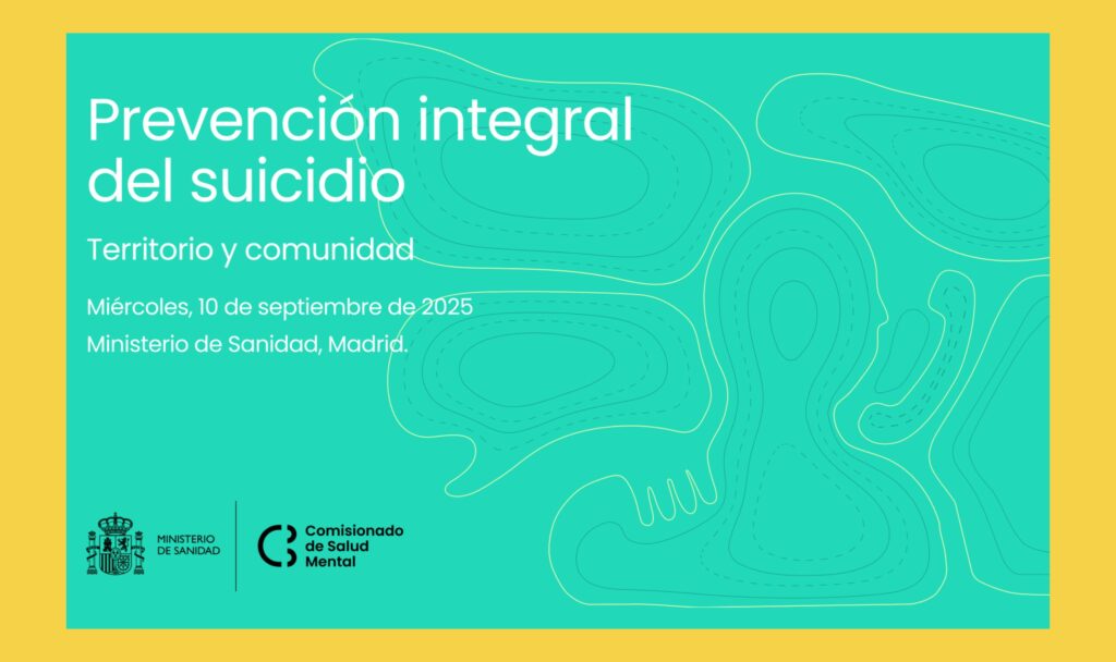 Jornada de prevención del suicidio 2025. Territorio y comunidad_cartel