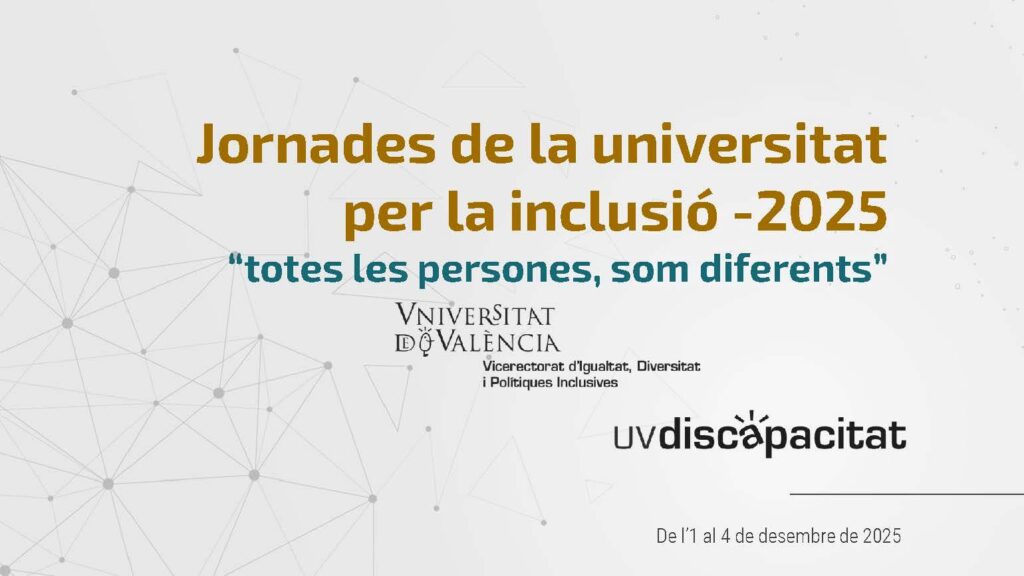 Abril se fue en noviembre Jornades per la Inclusió 2025