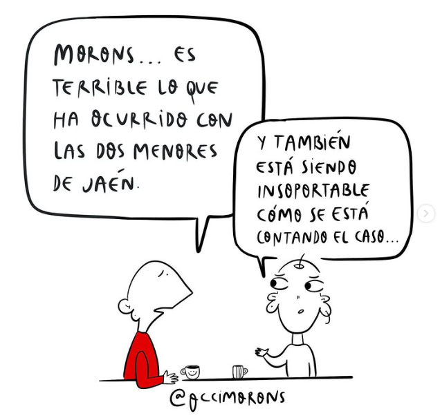Viñeta Occimorons Red de periodistas para la prevención del suicidio