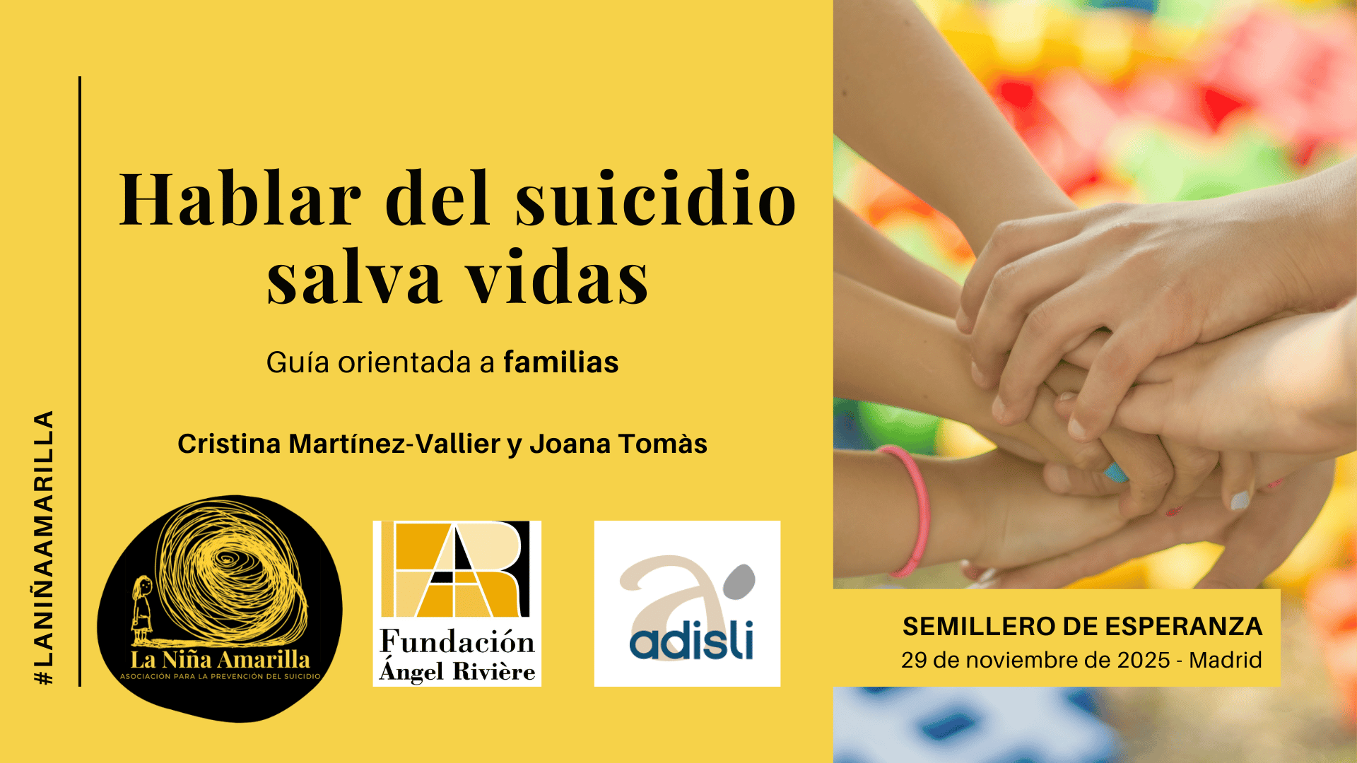 Espacio de Conexión prevención del suicidio con la Fundación Ángel Rivière y ADISLI